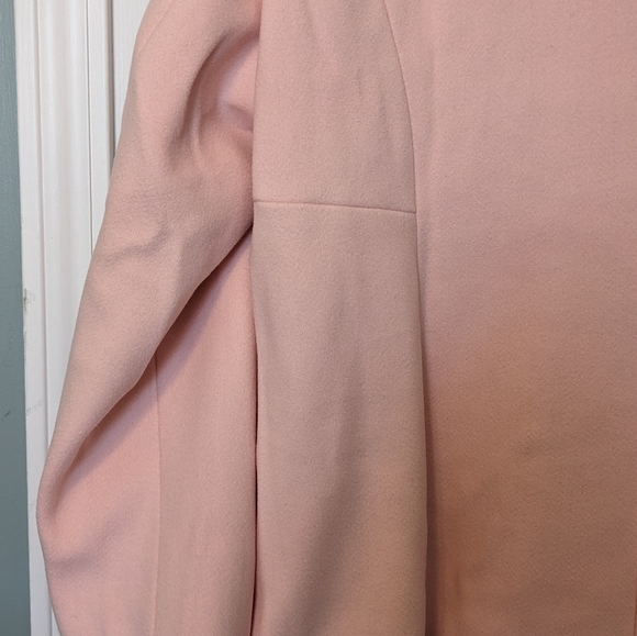 NWT Women's Allegra K - Peter Pan Collar Regular Fit -Double Breasted Trenchcoat - Picture 5 of 11